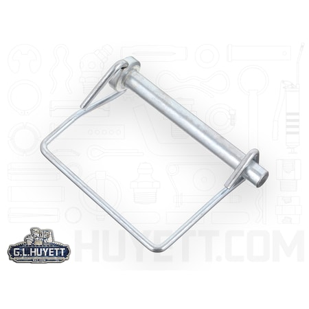 Huyett Snap Pin Sq 1Wire 1/4 x 2-1/2 ZC SNIP-250-2500S